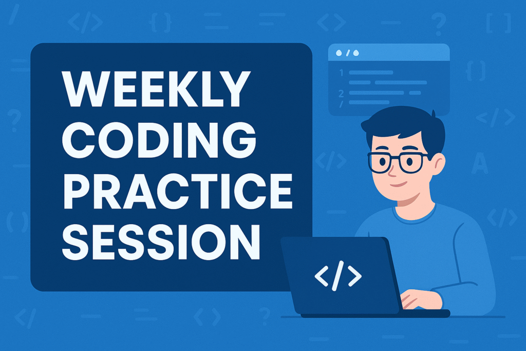 Weekly coding practice session