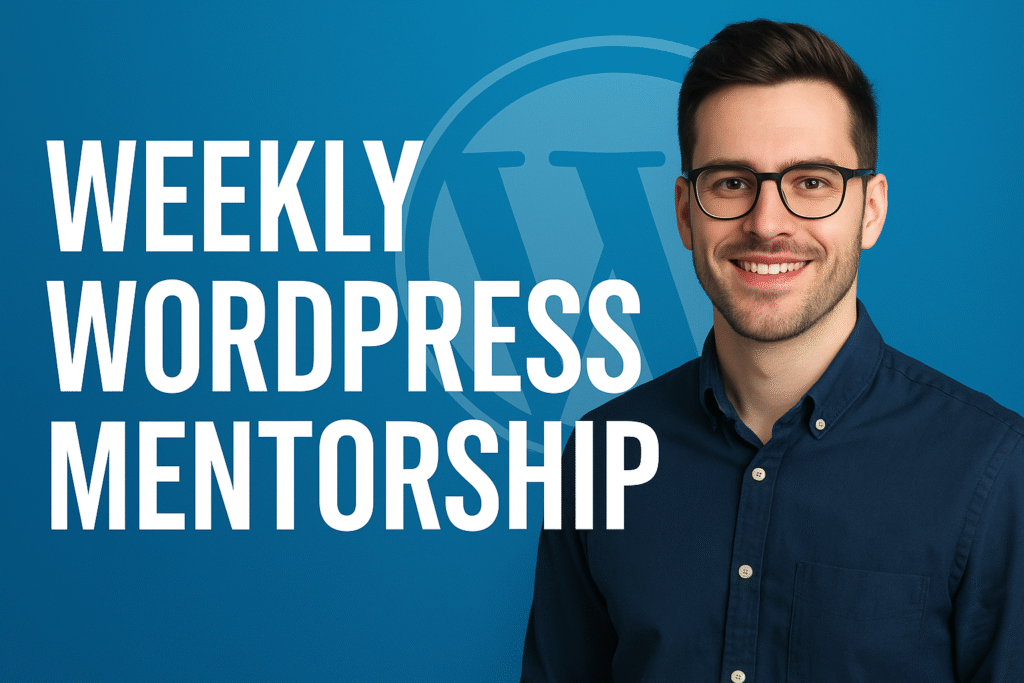 Weekly WordPress Mentorship